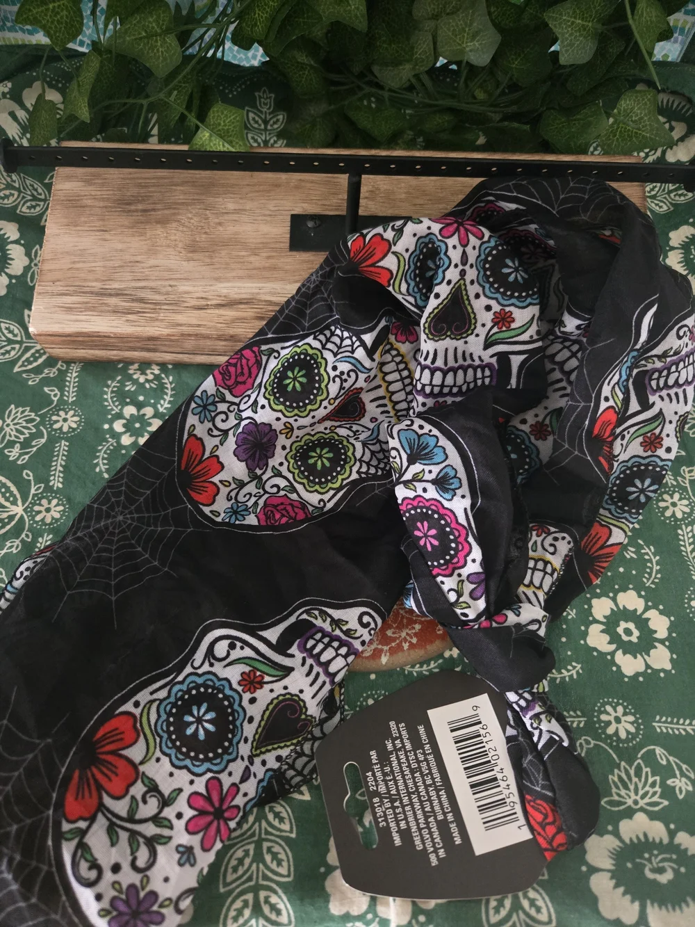 4/$15 Hair Accessories Scarf Boho Whimsigoth Sugar Skulls Bohemian Braids Volume